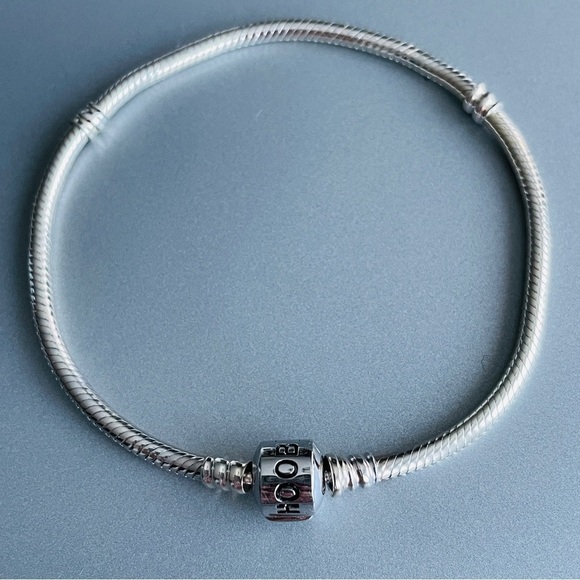 Jewelry - HooBeads Snake Chain Sterling Silver Charm Bracelet